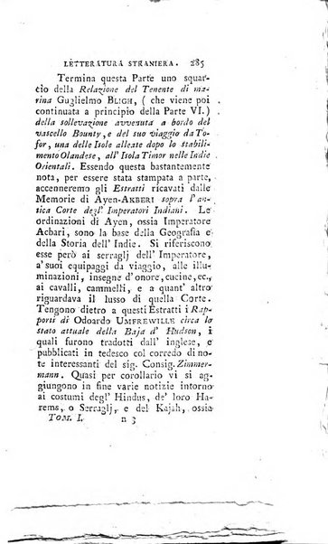 Giornale della letteratura straniera