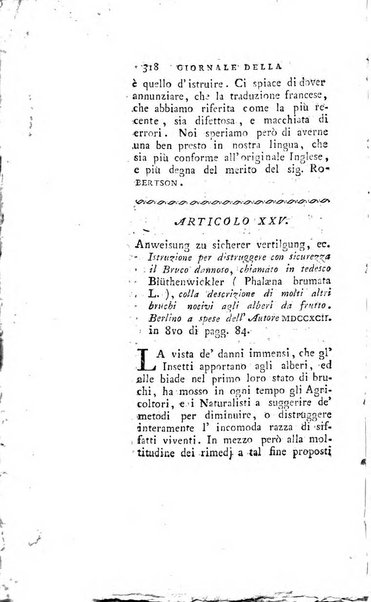 Giornale della letteratura straniera