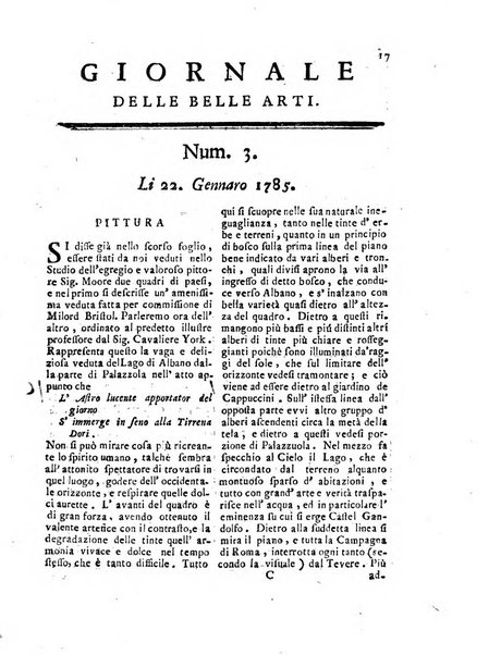 Giornale delle belle arti e della incisione, antiquaria, musica e poesia