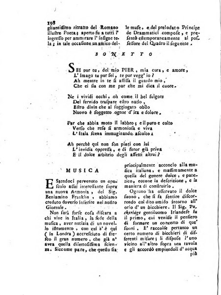 Giornale delle belle arti e della incisione, antiquaria, musica e poesia