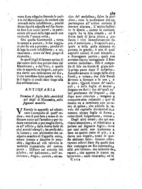 Giornale delle belle arti e della incisione, antiquaria, musica e poesia