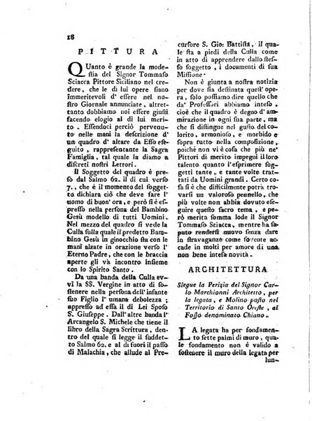 Giornale delle belle arti e della incisione, antiquaria, musica e poesia