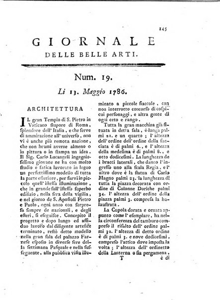 Giornale delle belle arti e della incisione, antiquaria, musica e poesia