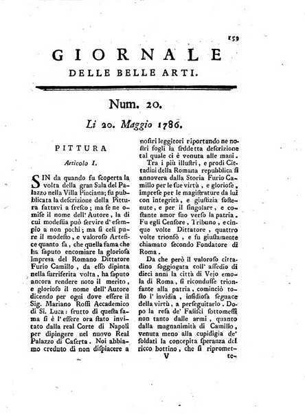 Giornale delle belle arti e della incisione, antiquaria, musica e poesia