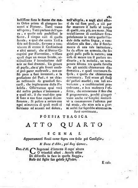 Giornale delle belle arti e della incisione, antiquaria, musica e poesia