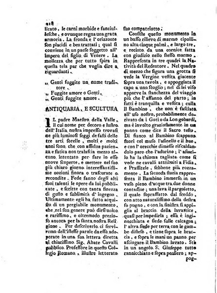 Giornale delle belle arti e della incisione, antiquaria, musica e poesia