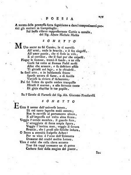 Giornale delle belle arti e della incisione, antiquaria, musica e poesia