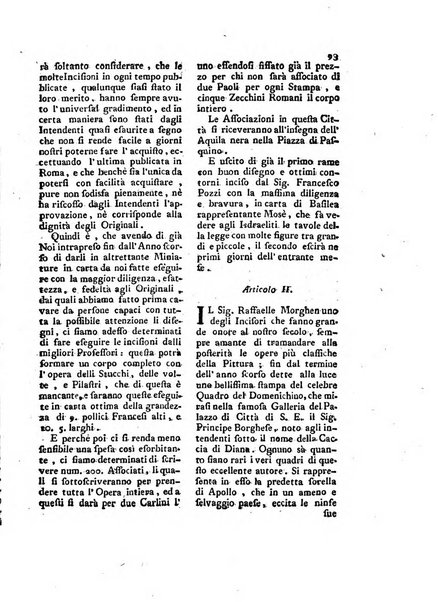 Giornale delle belle arti e della incisione, antiquaria, musica e poesia