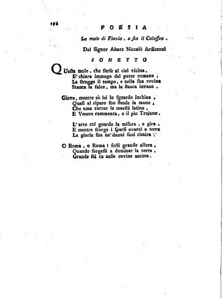 Giornale delle belle arti e della incisione, antiquaria, musica e poesia