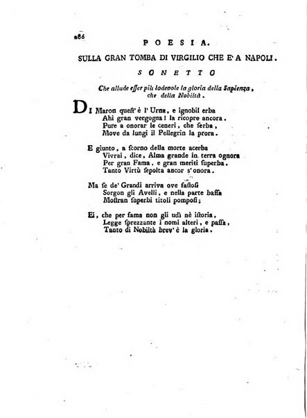 Giornale delle belle arti e della incisione, antiquaria, musica e poesia