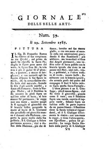 Giornale delle belle arti e della incisione, antiquaria, musica e poesia