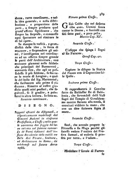 Giornale delle belle arti e della incisione, antiquaria, musica e poesia