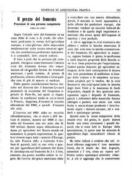 Giornale di agricoltura pratica organo ufficiale della Regia Stazione enologica sperimentale di Asti, della Regia Scuola di viticoltura, enologia e pomologia di Alba, della Regia Scuola agraria di Caluso e dei Comizi agrari di Asti e Alba