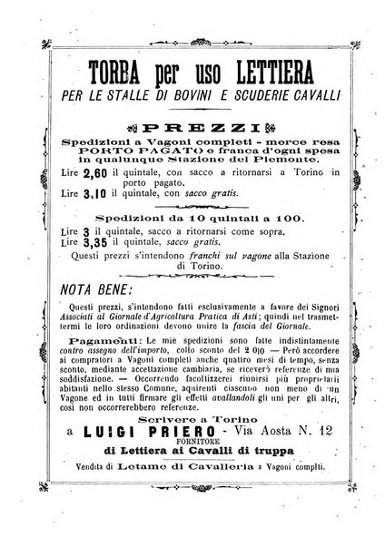 Giornale di agricoltura pratica organo ufficiale della Regia Stazione enologica sperimentale di Asti, della Regia Scuola di viticoltura, enologia e pomologia di Alba, della Regia Scuola agraria di Caluso e dei Comizi agrari di Asti e Alba