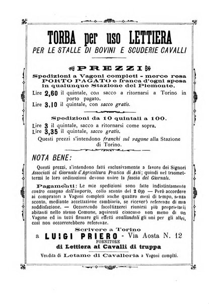 Giornale di agricoltura pratica organo ufficiale della Regia Stazione enologica sperimentale di Asti, della Regia Scuola di viticoltura, enologia e pomologia di Alba, della Regia Scuola agraria di Caluso e dei Comizi agrari di Asti e Alba