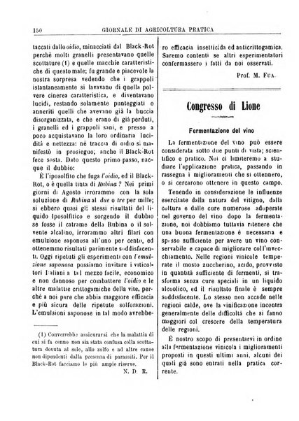 Giornale di agricoltura pratica organo ufficiale della Regia Stazione enologica sperimentale di Asti, della Regia Scuola di viticoltura, enologia e pomologia di Alba, della Regia Scuola agraria di Caluso e dei Comizi agrari di Asti e Alba