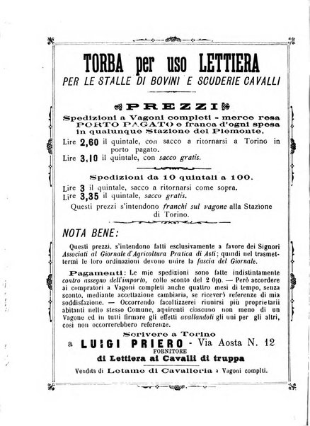 Giornale di agricoltura pratica organo ufficiale della Regia Stazione enologica sperimentale di Asti, della Regia Scuola di viticoltura, enologia e pomologia di Alba, della Regia Scuola agraria di Caluso e dei Comizi agrari di Asti e Alba