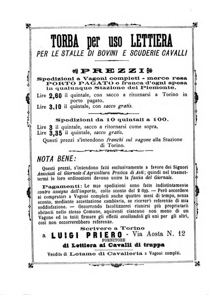 Giornale di agricoltura pratica organo ufficiale della Regia Stazione enologica sperimentale di Asti, della Regia Scuola di viticoltura, enologia e pomologia di Alba, della Regia Scuola agraria di Caluso e dei Comizi agrari di Asti e Alba