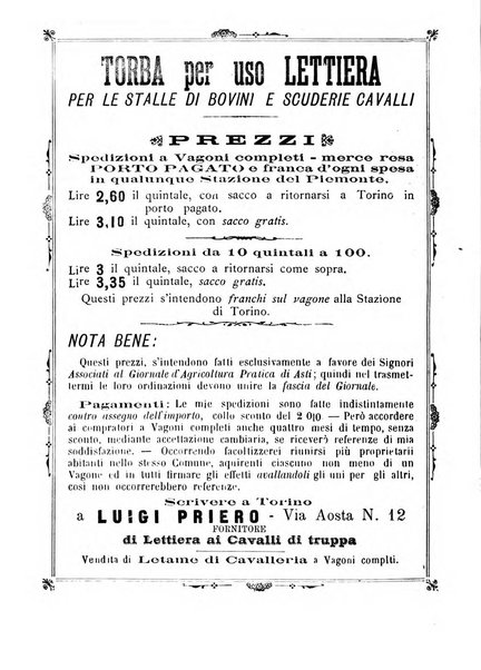 Giornale di agricoltura pratica organo ufficiale della Regia Stazione enologica sperimentale di Asti, della Regia Scuola di viticoltura, enologia e pomologia di Alba, della Regia Scuola agraria di Caluso e dei Comizi agrari di Asti e Alba