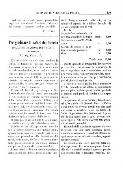 Giornale di agricoltura pratica organo ufficiale della Regia Stazione enologica sperimentale di Asti, della Regia Scuola di viticoltura, enologia e pomologia di Alba, della Regia Scuola agraria di Caluso e dei Comizi agrari di Asti e Alba