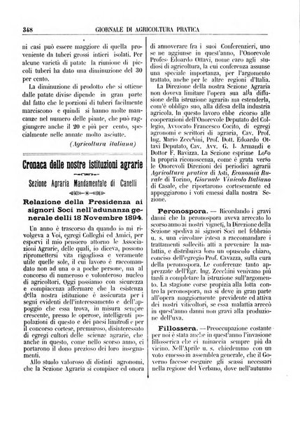 Giornale di agricoltura pratica organo ufficiale della Regia Stazione enologica sperimentale di Asti, della Regia Scuola di viticoltura, enologia e pomologia di Alba, della Regia Scuola agraria di Caluso e dei Comizi agrari di Asti e Alba