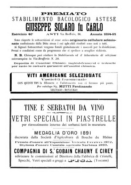 Giornale di agricoltura pratica organo ufficiale della Regia Stazione enologica sperimentale di Asti, della Regia Scuola di viticoltura, enologia e pomologia di Alba, della Regia Scuola agraria di Caluso e dei Comizi agrari di Asti e Alba