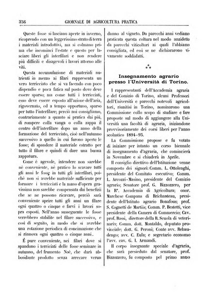 Giornale di agricoltura pratica organo ufficiale della Regia Stazione enologica sperimentale di Asti, della Regia Scuola di viticoltura, enologia e pomologia di Alba, della Regia Scuola agraria di Caluso e dei Comizi agrari di Asti e Alba