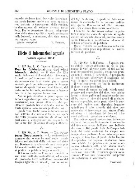 Giornale di agricoltura pratica organo ufficiale della Regia Stazione enologica sperimentale di Asti, della Regia Scuola di viticoltura, enologia e pomologia di Alba, della Regia Scuola agraria di Caluso e dei Comizi agrari di Asti e Alba