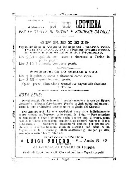 Giornale di agricoltura pratica organo ufficiale della Regia Stazione enologica sperimentale di Asti, della Regia Scuola di viticoltura, enologia e pomologia di Alba, della Regia Scuola agraria di Caluso e dei Comizi agrari di Asti e Alba