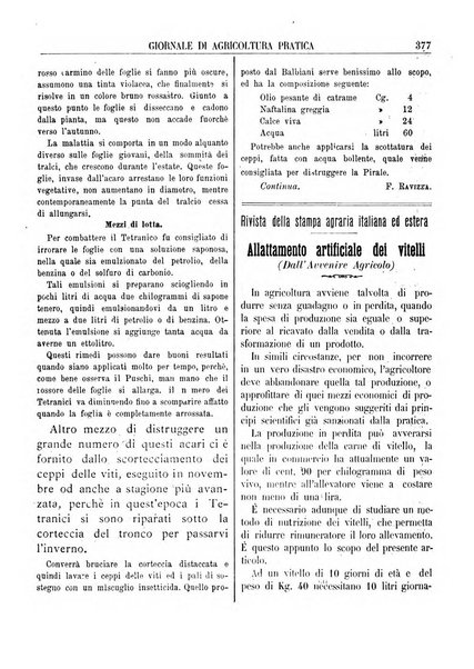 Giornale di agricoltura pratica organo ufficiale della Regia Stazione enologica sperimentale di Asti, della Regia Scuola di viticoltura, enologia e pomologia di Alba, della Regia Scuola agraria di Caluso e dei Comizi agrari di Asti e Alba