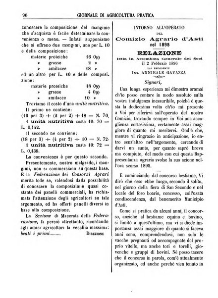 Giornale di agricoltura pratica organo ufficiale della Regia Stazione enologica sperimentale di Asti, della Regia Scuola di viticoltura, enologia e pomologia di Alba, della Regia Scuola agraria di Caluso e dei Comizi agrari di Asti e Alba