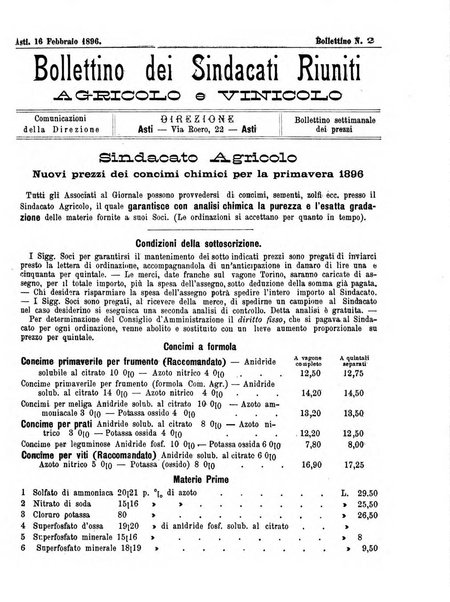 Giornale di agricoltura pratica organo ufficiale della Regia Stazione enologica sperimentale di Asti, della Regia Scuola di viticoltura, enologia e pomologia di Alba, della Regia Scuola agraria di Caluso e dei Comizi agrari di Asti e Alba