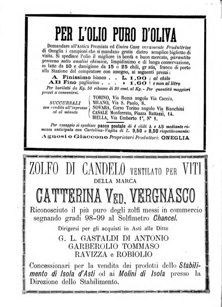 Giornale di agricoltura pratica organo ufficiale della Regia Stazione enologica sperimentale di Asti, della Regia Scuola di viticoltura, enologia e pomologia di Alba, della Regia Scuola agraria di Caluso e dei Comizi agrari di Asti e Alba