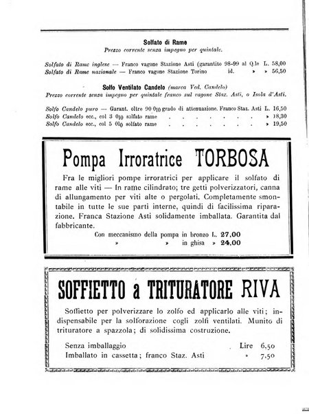 Giornale di agricoltura pratica organo ufficiale della Regia Stazione enologica sperimentale di Asti, della Regia Scuola di viticoltura, enologia e pomologia di Alba, della Regia Scuola agraria di Caluso e dei Comizi agrari di Asti e Alba