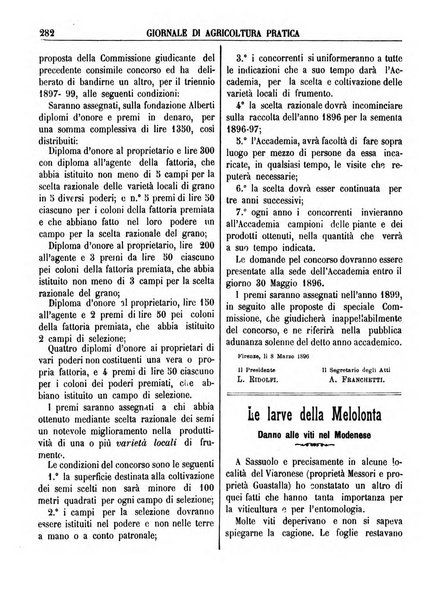 Giornale di agricoltura pratica organo ufficiale della Regia Stazione enologica sperimentale di Asti, della Regia Scuola di viticoltura, enologia e pomologia di Alba, della Regia Scuola agraria di Caluso e dei Comizi agrari di Asti e Alba