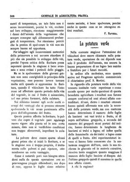 Giornale di agricoltura pratica organo ufficiale della Regia Stazione enologica sperimentale di Asti, della Regia Scuola di viticoltura, enologia e pomologia di Alba, della Regia Scuola agraria di Caluso e dei Comizi agrari di Asti e Alba