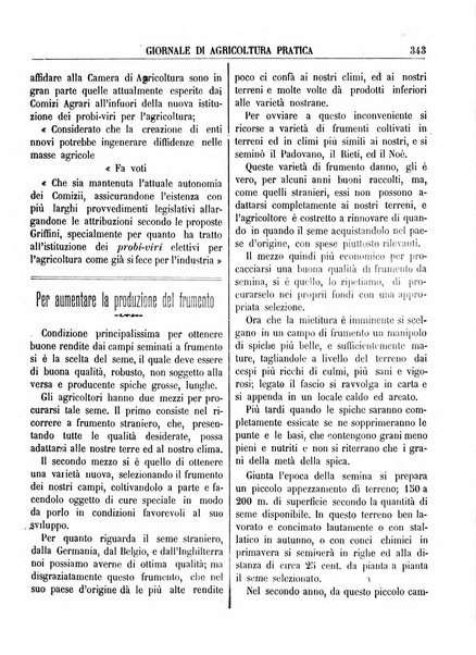 Giornale di agricoltura pratica organo ufficiale della Regia Stazione enologica sperimentale di Asti, della Regia Scuola di viticoltura, enologia e pomologia di Alba, della Regia Scuola agraria di Caluso e dei Comizi agrari di Asti e Alba