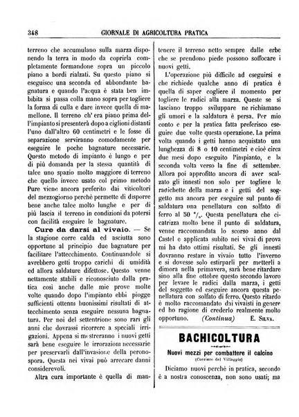 Giornale di agricoltura pratica organo ufficiale della Regia Stazione enologica sperimentale di Asti, della Regia Scuola di viticoltura, enologia e pomologia di Alba, della Regia Scuola agraria di Caluso e dei Comizi agrari di Asti e Alba