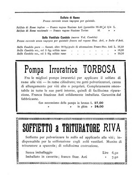 Giornale di agricoltura pratica organo ufficiale della Regia Stazione enologica sperimentale di Asti, della Regia Scuola di viticoltura, enologia e pomologia di Alba, della Regia Scuola agraria di Caluso e dei Comizi agrari di Asti e Alba