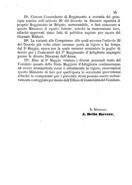 Giornale di artiglieria e genio. Parte 1., Ufficiale