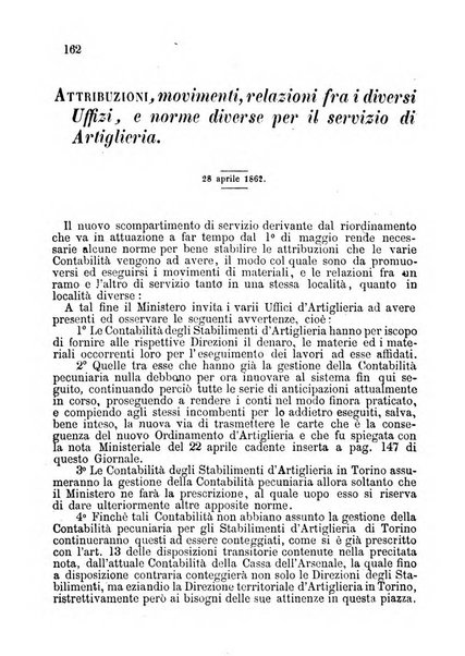 Giornale di artiglieria e genio. Parte 1., Ufficiale