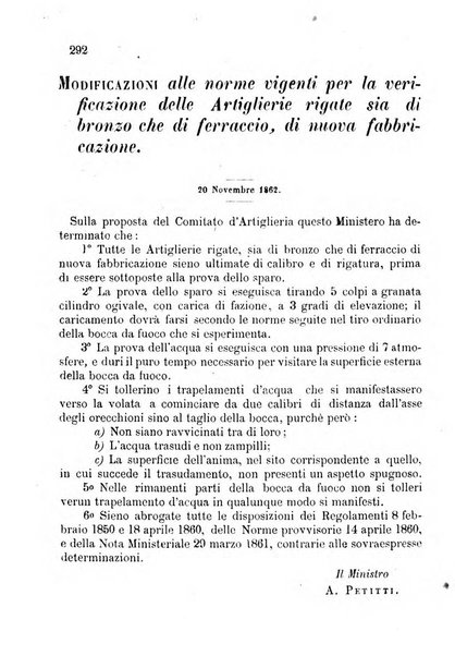 Giornale di artiglieria e genio. Parte 1., Ufficiale