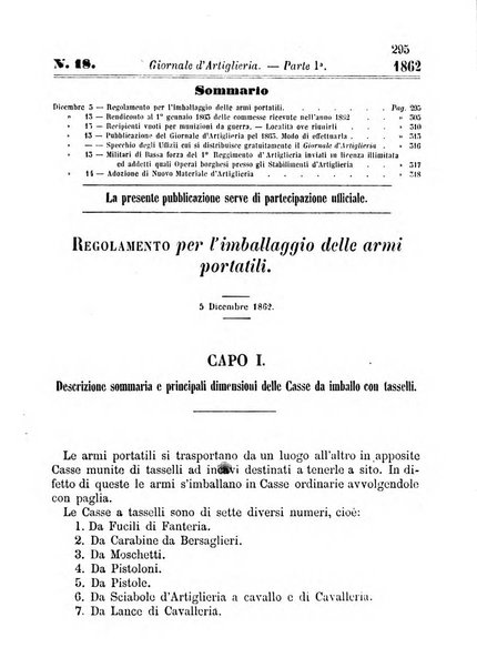 Giornale di artiglieria e genio. Parte 1., Ufficiale