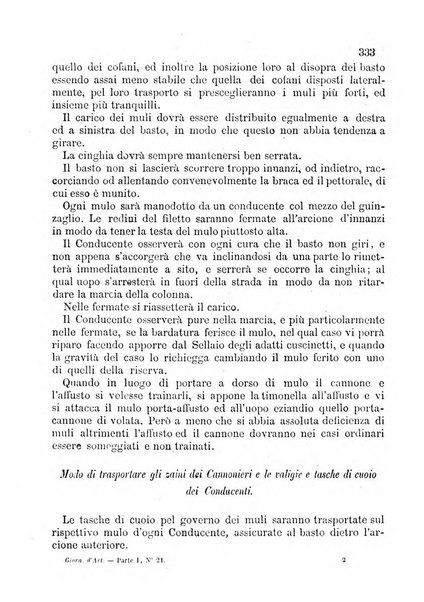 Giornale di artiglieria e genio. Parte 1., Ufficiale