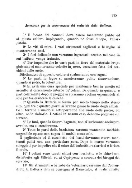 Giornale di artiglieria e genio. Parte 1., Ufficiale