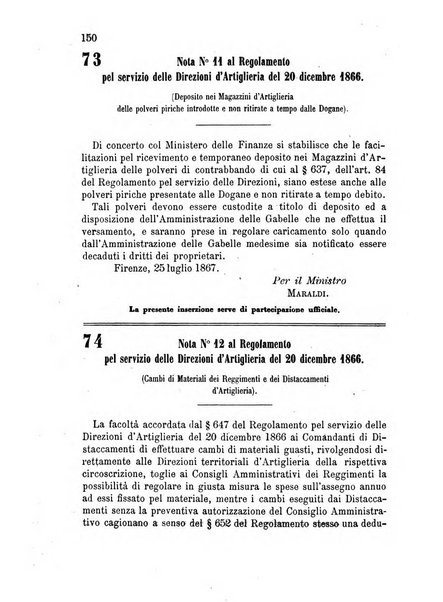 Giornale di artiglieria e genio. Parte 1., Ufficiale