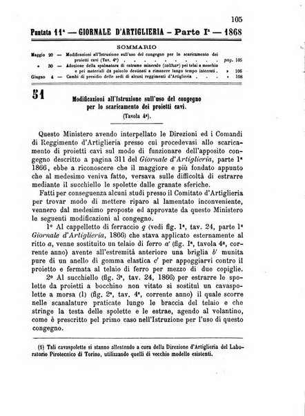 Giornale di artiglieria e genio. Parte 1., Ufficiale