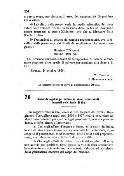 Giornale di artiglieria e genio. Parte 1., Ufficiale