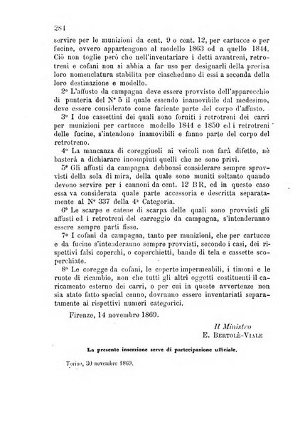 Giornale di artiglieria e genio. Parte 1., Ufficiale