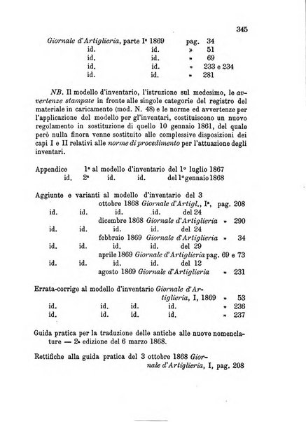 Giornale di artiglieria e genio. Parte 1., Ufficiale